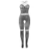 Adalet Kona - Open Mesh Bodysuit - (Black)