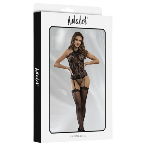 Adalet Nicole - Lace Mesh Set - Black
