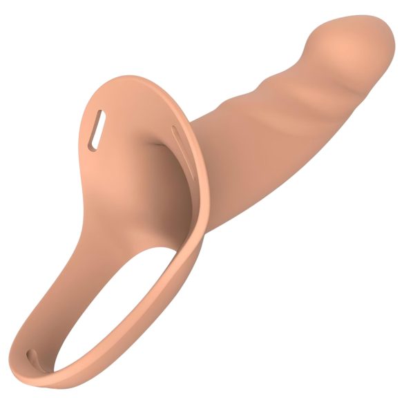 Action StrapOn S - Hollow Strap-On Dildo (Natural)