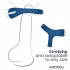 INTOYOU - App-controlled vibrating penis and testicle ring for men (blue)