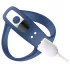 INTOYOU - App-controlled vibrating penis and testicle ring for men (blue)