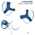 INTOYOU - App-controlled vibrating penis and testicle ring for men (blue)
