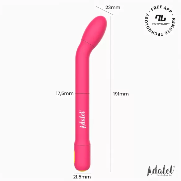 Adalet Gently - Smart G-Spot and Prostate Vibrator (Pink)