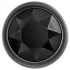 Evolved Black Gem - Metal Anal Plug Set with Black Gem (Silver)