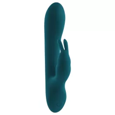   Playboy Rabbit - Rechargeable, Waterproof Clitoral Vibrator (Turquoise)