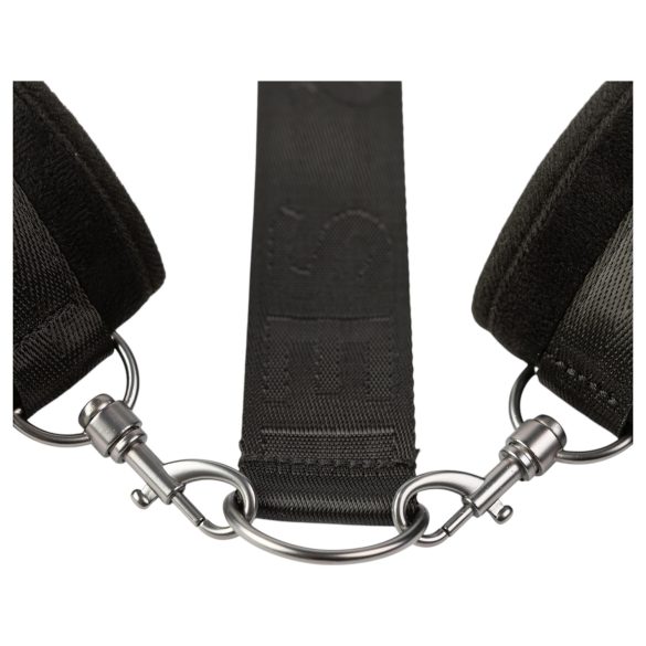 Sei Mio - Hands-Back Restraints Set with Cuffs & Collar (Black)