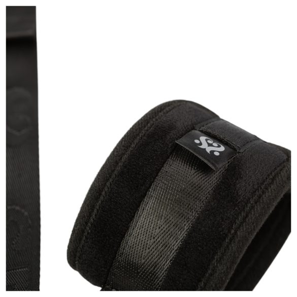 Sei Mio - Hands-Back Restraints Set with Cuffs & Collar (Black)