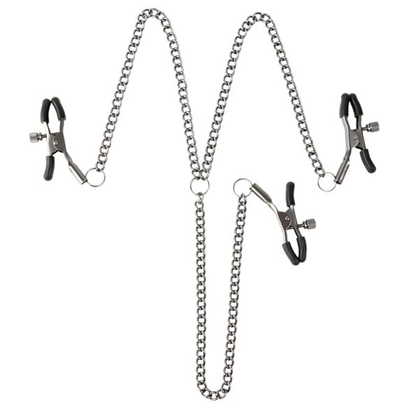 Sei Mio - Black Nipple and Intimate Pleasure Clamps