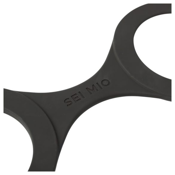 Sei Mio - Silicone Cuffs - Large (Black)