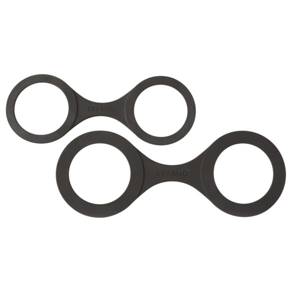 Sei Mio - Silicone Cuffs - M (Black)