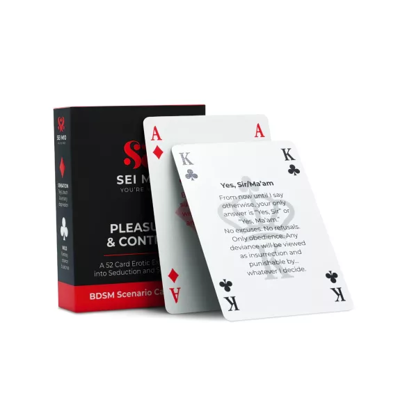 Sei Mio Pleasure & Control - BDSM Card Game (52 Cards)