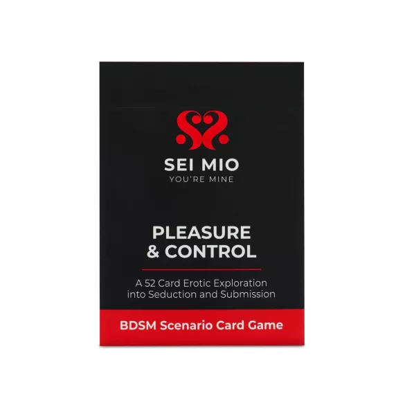 Sei Mio Pleasure & Control - BDSM Card Game (52 Cards)