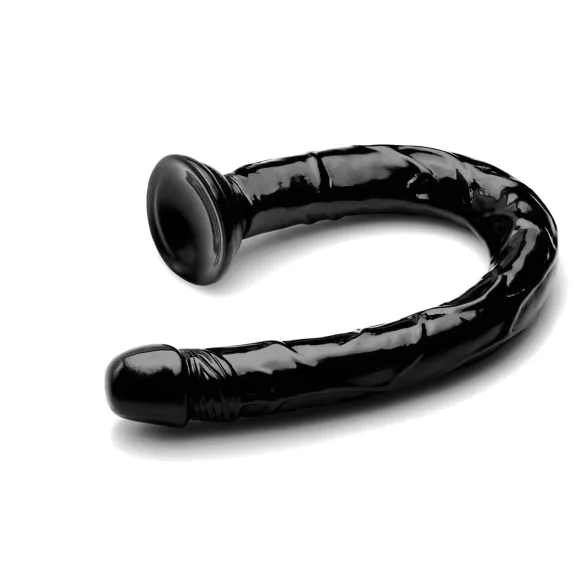 "Black Hosed Anal Snake 19 - Suction Cup Dildo"
