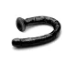 "Black Hosed Anal Snake 19 - Suction Cup Dildo"