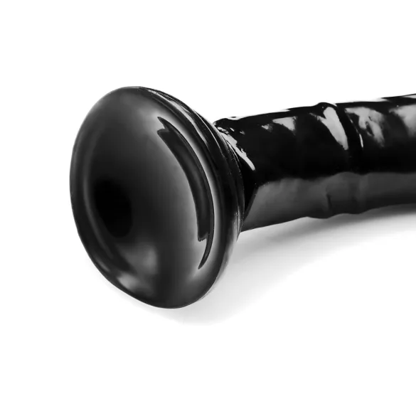 "Black Hosed Anal Snake 19 - Suction Cup Dildo"