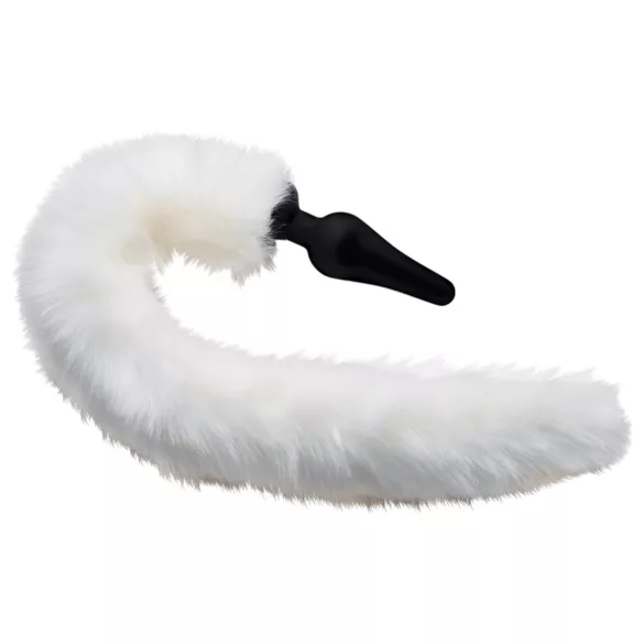 TAILZ - Fox Tail Anal Plug & Headband Set (Black & White)