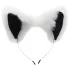 TAILZ - Fox Tail Anal Plug & Headband Set (Black & White)