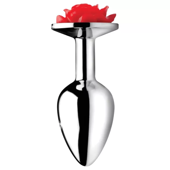 Booty Sparks - rose anal plug (silver)