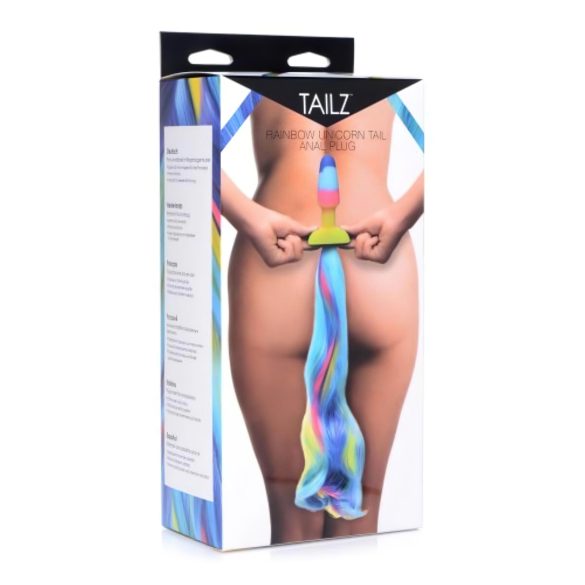 TAILZ - Unicorn Silicone Rainbow Anal Plug