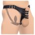 Strict - Male Chastity Belt with Anal Plug (Black)