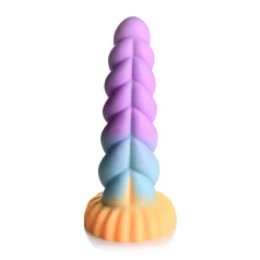   Creature Cocks Mystique - Unicorn Dildo - 21cm (Purple-Yellow)