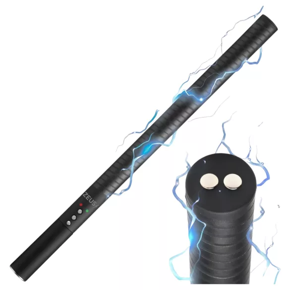 Zeus - Rechargeable Electro Pleasure Rod (Black)