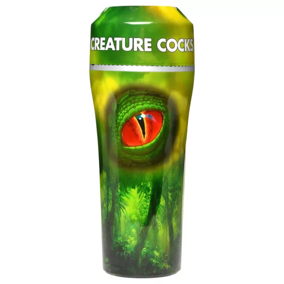 Creature Cocks Raptor - reptile masturbator in case (black‑green)