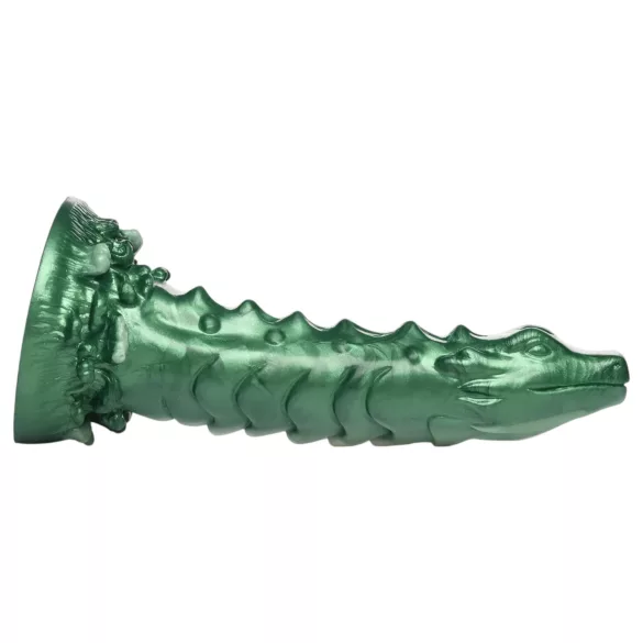 Creature Cocks Cockness Monster - Suction Cup Silicone Dildo (Green)