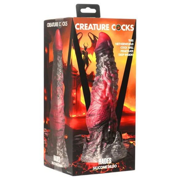 Creature Cocks Hades - Silicone Dildo - M (Colorful)