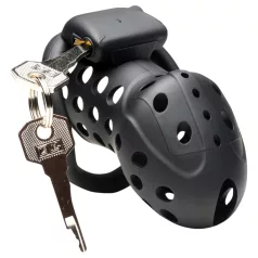 Master Series Lock Down - ventilated penis cage (black)