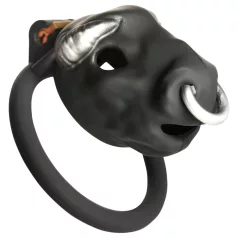 Master Series Bull - bull‑head penis cage (black)