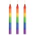 XR Brands - BDSM Body Candle - Rainbow (3-pack)
