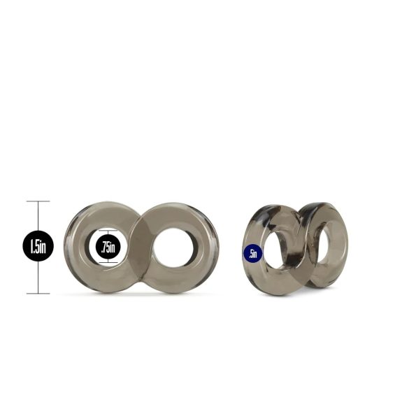 Stay Hard - Penis and Testicle Ring (Gray)