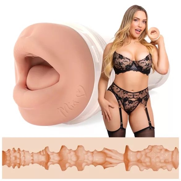 Fleshlight Mia Malkova - Realistic Mouth Stroker (Natural)