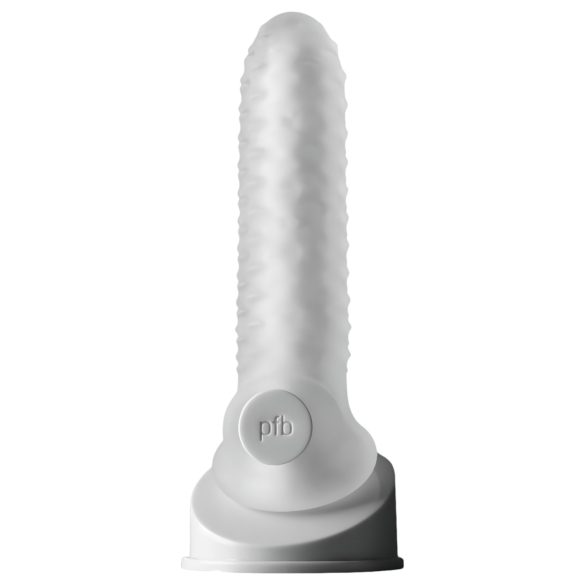 Fat Boy Checker Box - White Penis Sleeve (17cm)