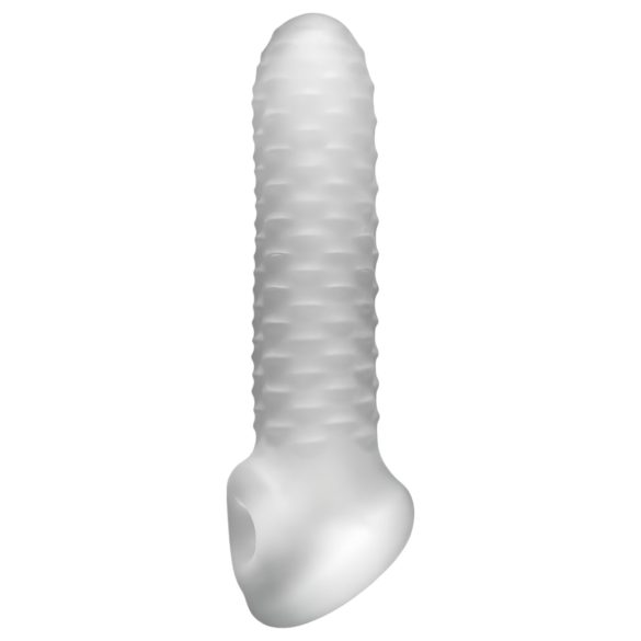 Fat Boy Checker Box - White Penis Sleeve (17cm)