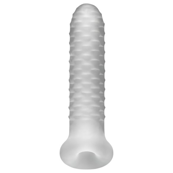 Fat Boy Checker Box - White Penis Sleeve (17cm)