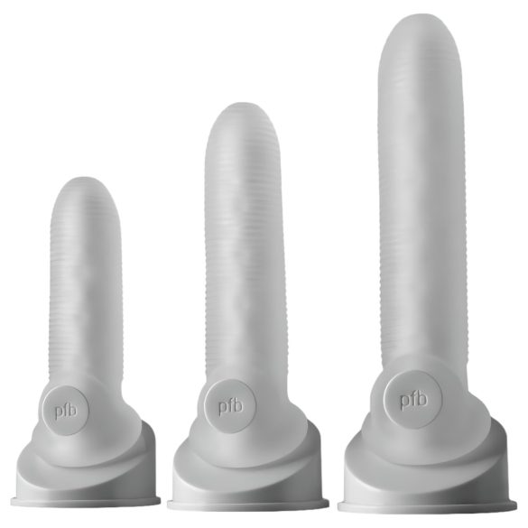 Fat Boy Micro Ribbed - White Penis Sleeve (15cm)