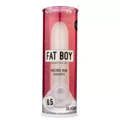   Perfect Fit - Fat Boy Micro Ribbed - penis sleeve (17 cm, white)
