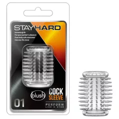   Stay Hard - long spiked penis sleeve, penis sheath (transparent)