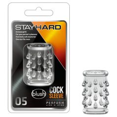 Stay Hard - Textured Penis Sleeve (Clear)