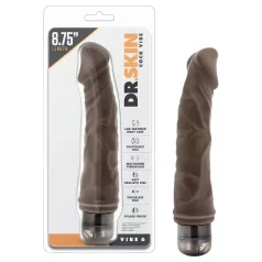Dr. Skin Vibe No.6 - Realistic Vibrator (Brown)