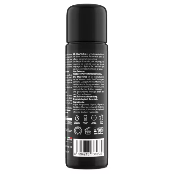Intimateline MaxTurbo - water-based lubricant for men (100 ml)