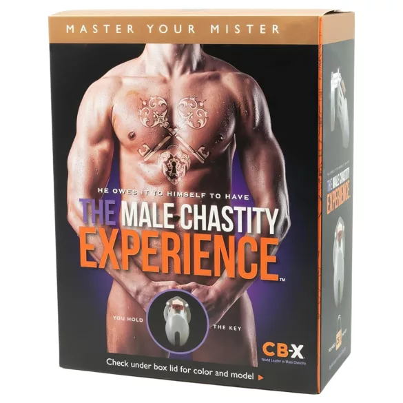 CB-6000 CB-X - Deluxe Black Chastity Cage with Lock