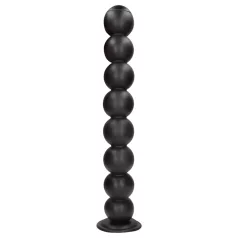 Ouch! Balls of Lust - giant anal bead chain (black) - 55 cm