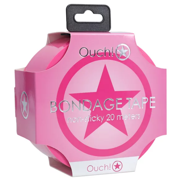 Ouch! - Self-adhesive bondage tape (pink) - 20 m