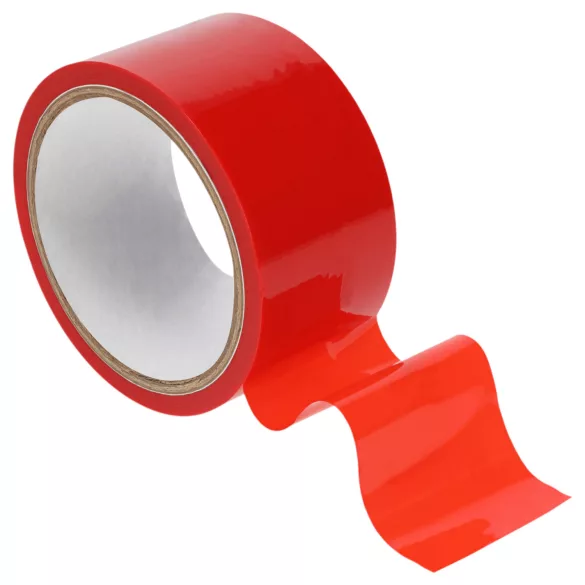 Ouch! - self-adhesive bondage tape (red) - 20 m