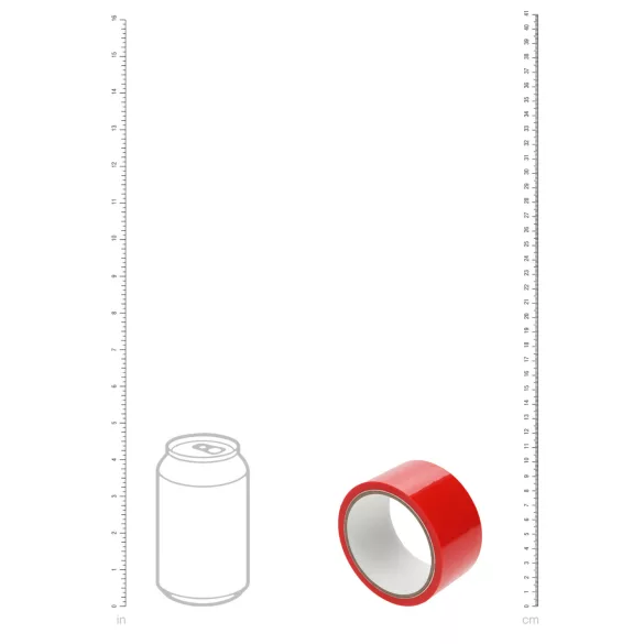 Ouch! - self-adhesive bondage tape (red) - 20 m