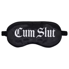 Ouch! - “Cum Slut” Satin Eye Mask (Black)