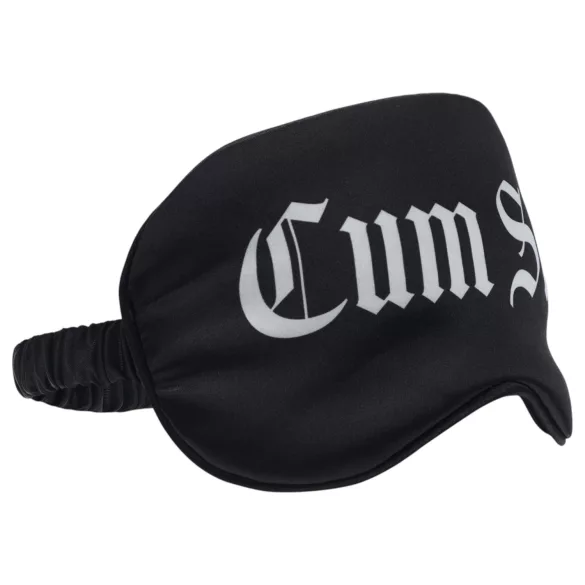 Ouch! - “Cum Slut” Satin Eye Mask (Black)